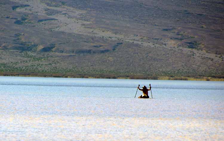 boater in basin